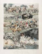 After Alfred Charles Havell A Fox-Hunter`s Dream; A Racing Nightmare, The pair, colour offset-
