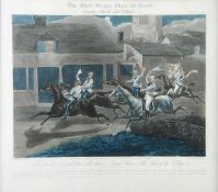 After Henry Alken The First Steeple Chace on Record The set of 4, also known as The Night Riders of