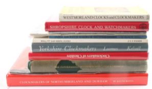 Regional clockmaking- eleven publications relating to Northern English clocks and clockmakers: