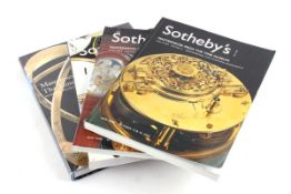 Horological auction catalogues: SothebyÕs London, New York, Geneva and Hong Kong 1996-2001 an