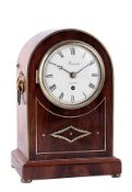 A Regency small brass inlaid mahogany bracket timepiece The dial bearing signature for Harwicke,