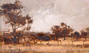 James Taylor (20th century). Kentish landscape, Oil on board, Signed lower left, 25.5 x 40.5cm (10