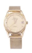 Universal, a gentleman`s 18carat gold wristwatch, circa 1960, ref. H104601, no. 2265456, the two