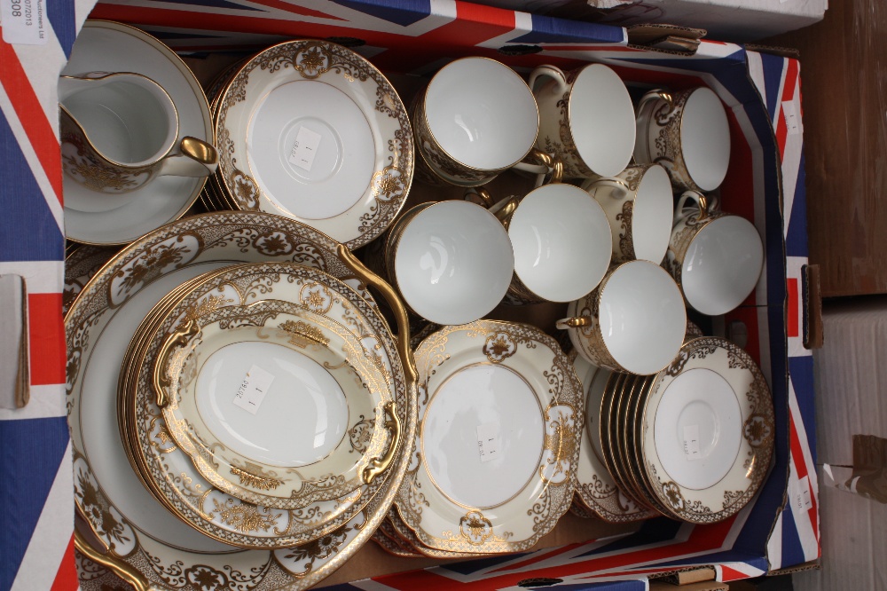 One box of Noritake cups and saucers