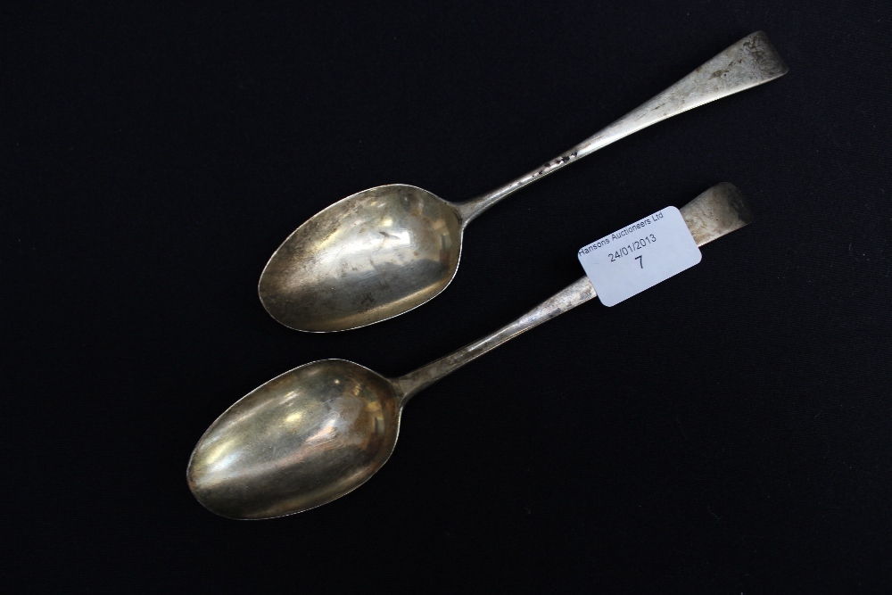 Two George III tablespoons, approx 2.975 ozt (2)