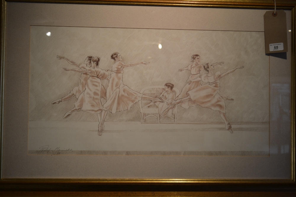 PHILLIP MENINSKY (20th century British School, 1919-2007), 'Dancers from the Royal Ballet',