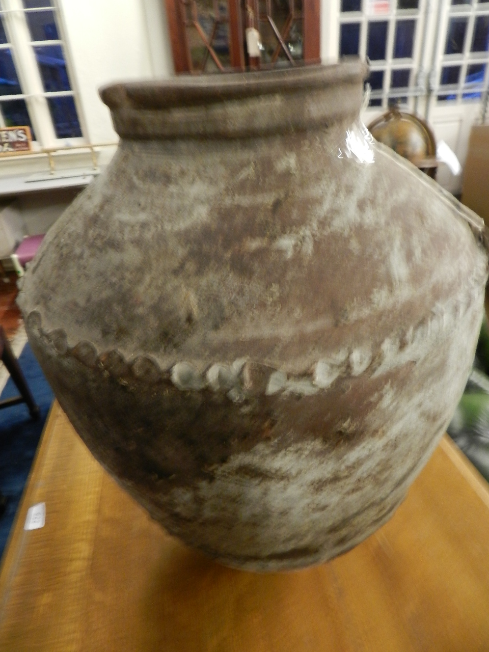 A large earthenware "Amphora" vase