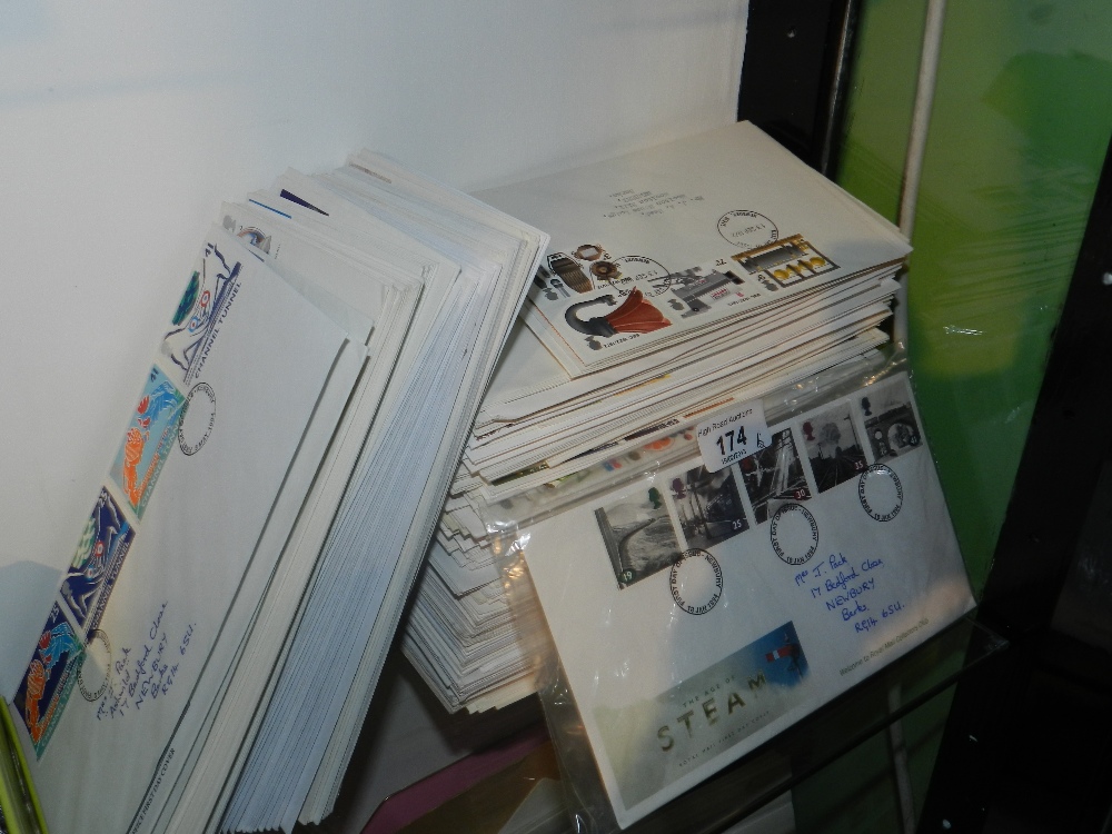 Stamps. A large quantity of CB first day covers. Up to 1998.