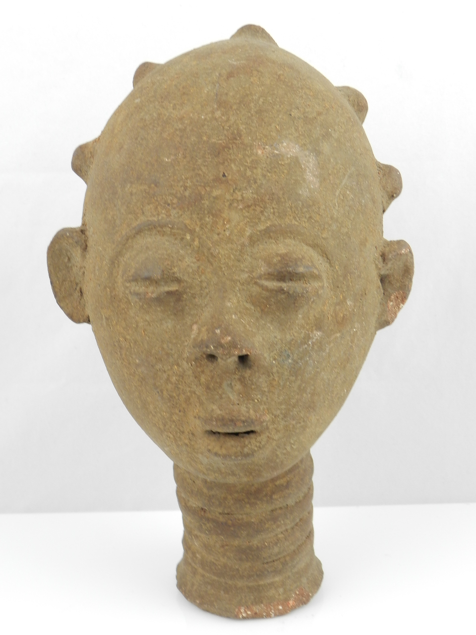 An Ashanti terracotta bust sculpture