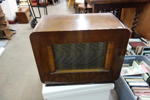 A Marconi walnut speaker