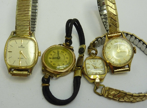 Four lady`s wristwatches
