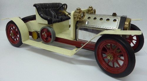 A Mamod steam model roadster