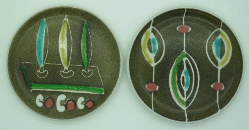 A pair of Denby Glyn Colledge pin dishes