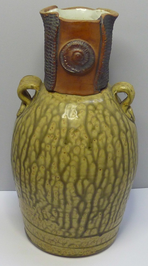 A Studio Pottery vase by David Melville, height 30cms