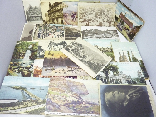 Edwardian and later postcards