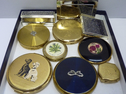 Assorted compacts, etc.