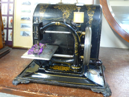 A Victorian A.F. Ivey Plymouth sewing machine