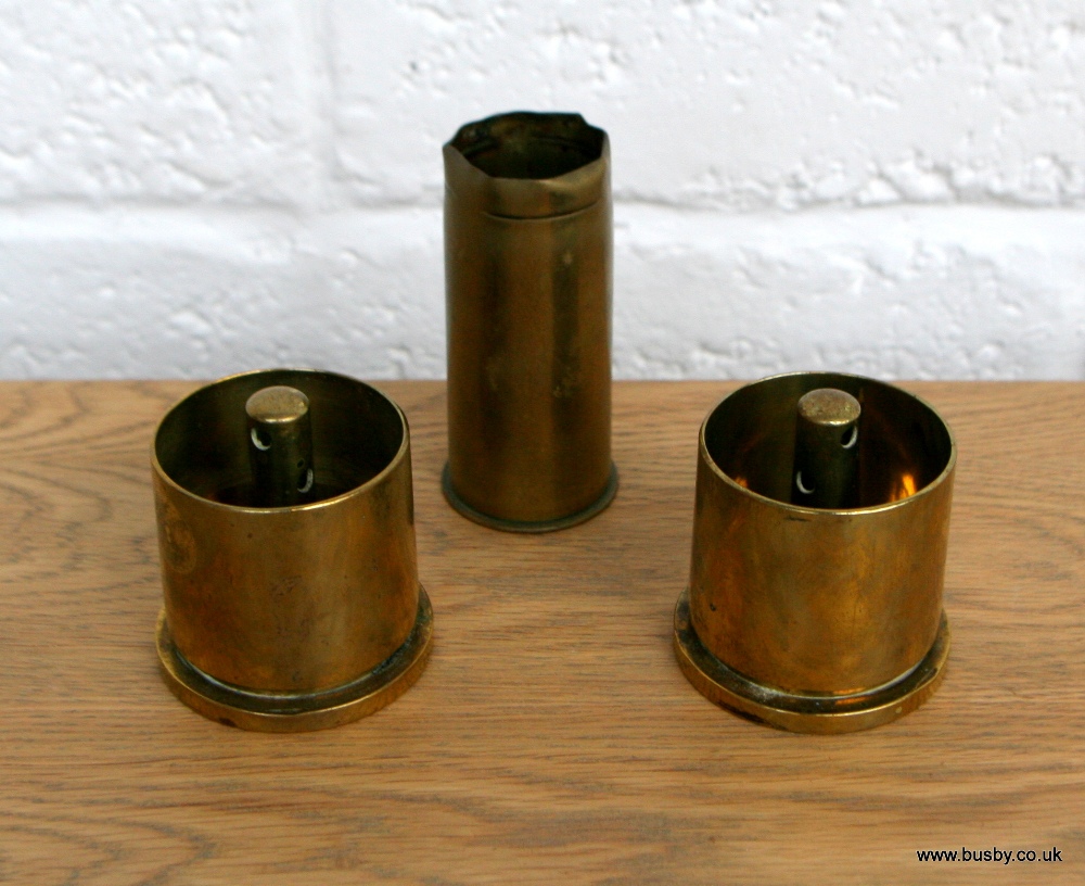 Three pieces of Trench Art.