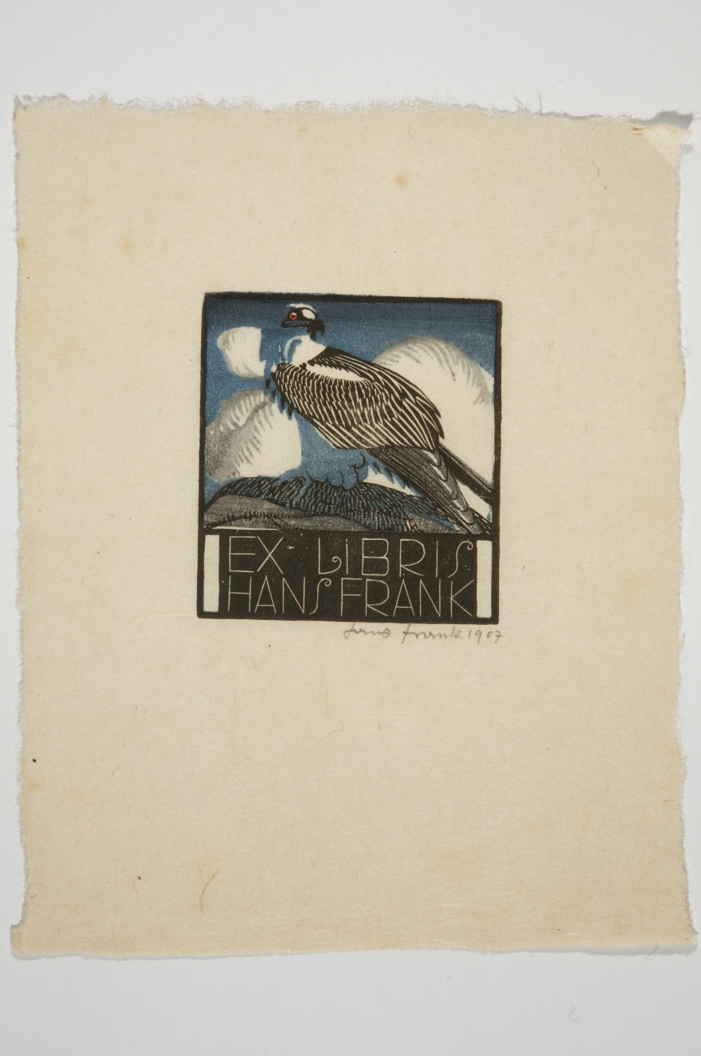 Hans Frank. (1884-1948). Engraved bookplates by the Austrian artist and engraver, Hans Frank, most