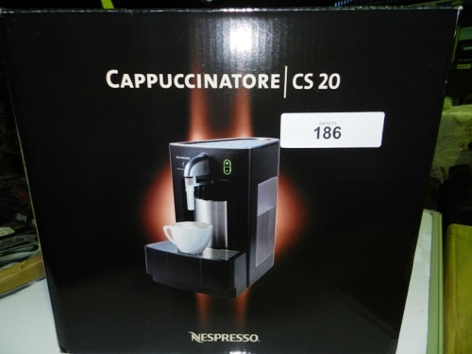 Nespresso Cappuccinatore CS20 machine, 240V, model CS20 - in box