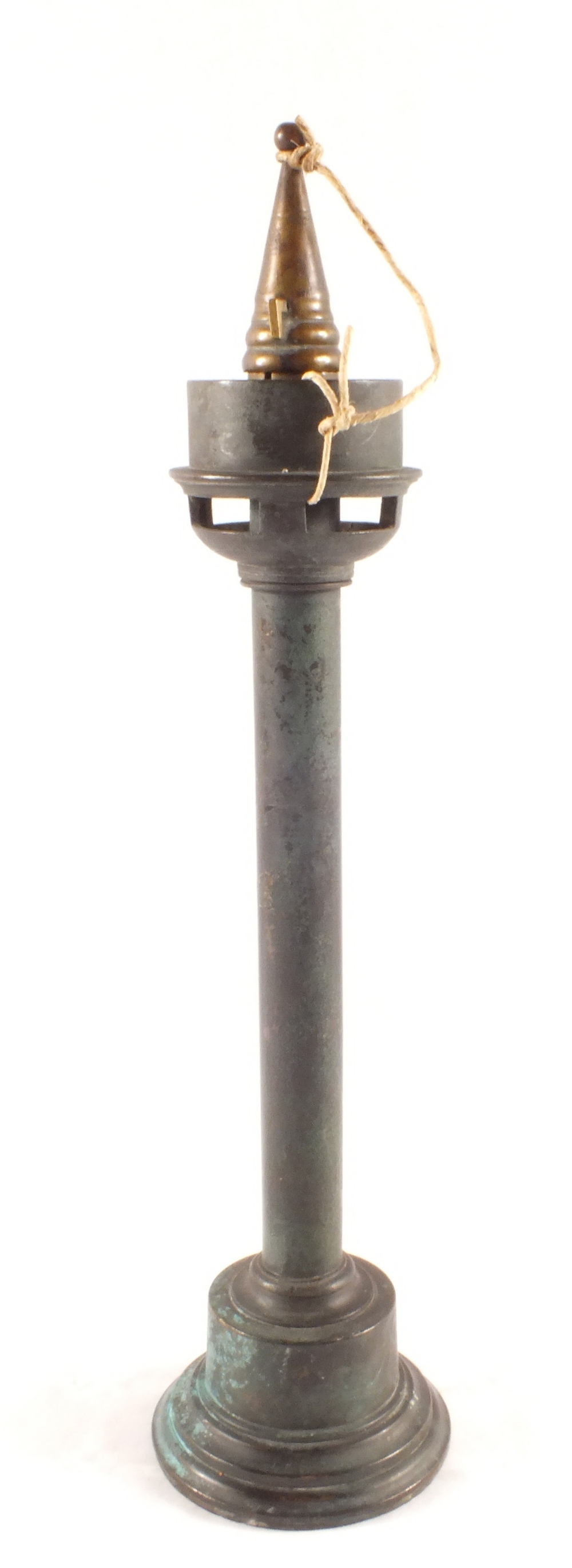 A 19th Century Brass ejector candlestick