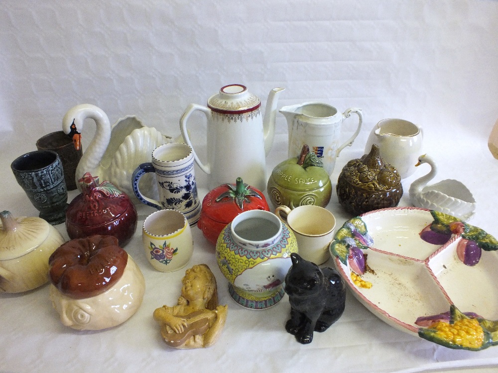 Various Sylvac pickle jars and other china