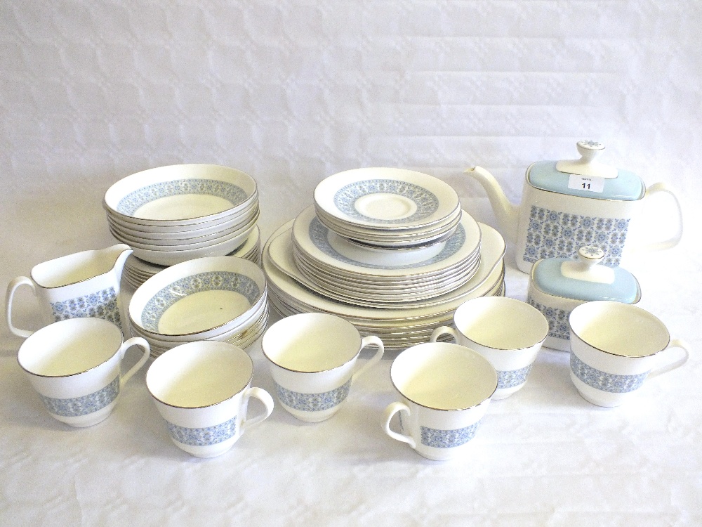 A Royal Doulton counterpoint dinner and tea set