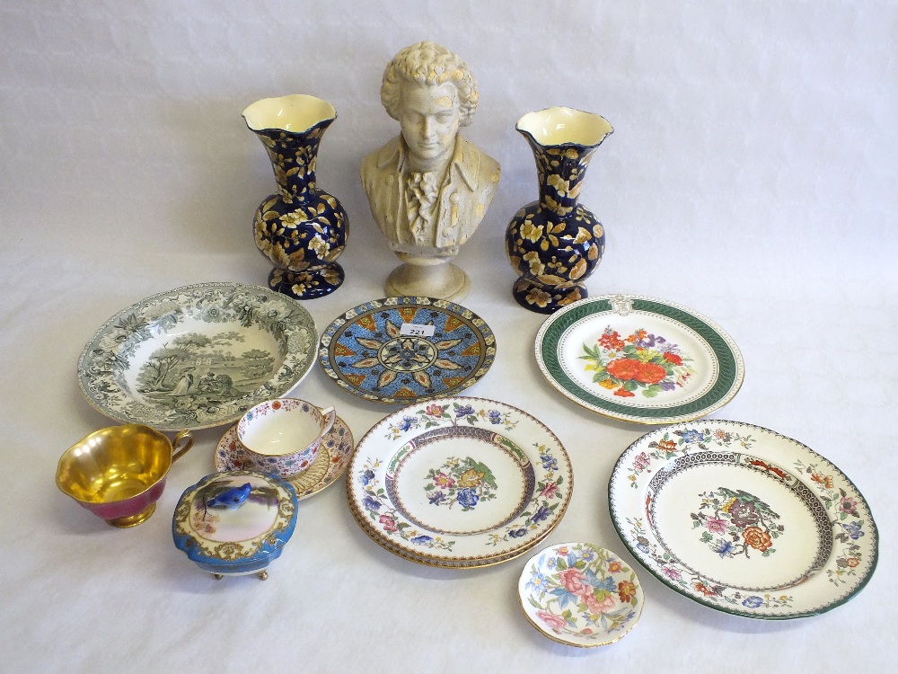 Various items of Noritake and other china