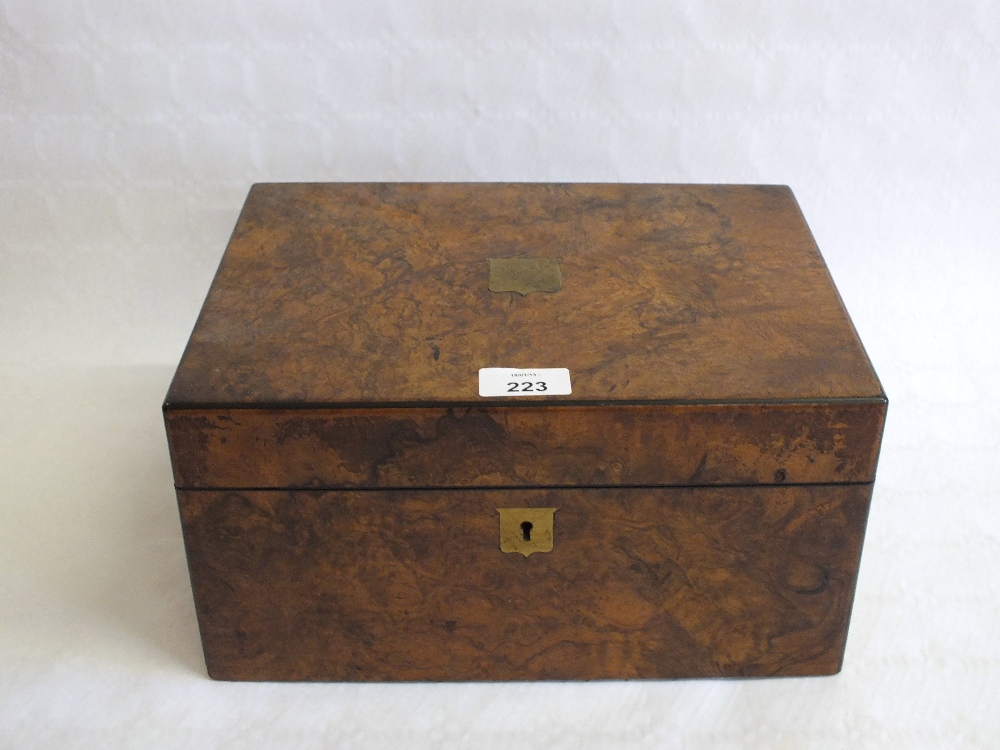 A 19th Century Walnut box
