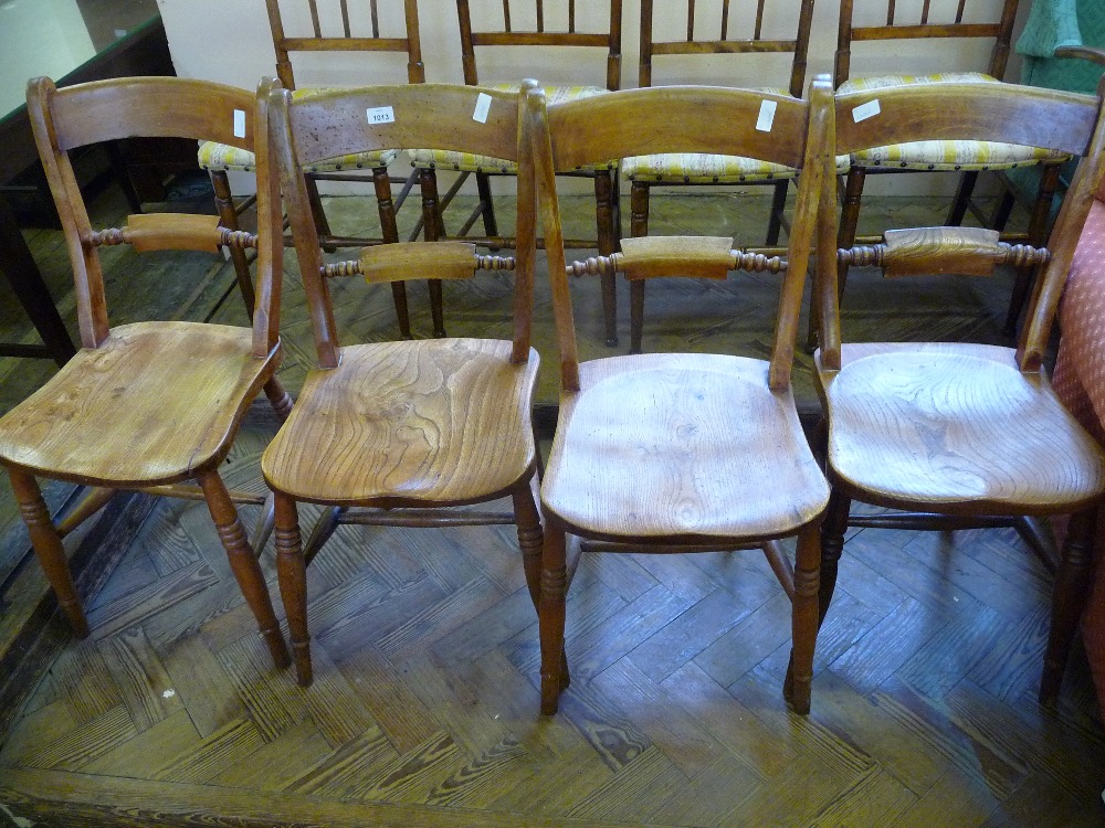 Four country side chairs