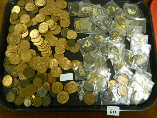 Large Collection of Old Pennies