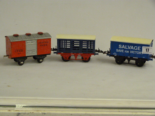 3 Hornby 0 Gauge Wagons