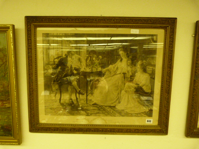 Gilt Framed Print "The First Audience"