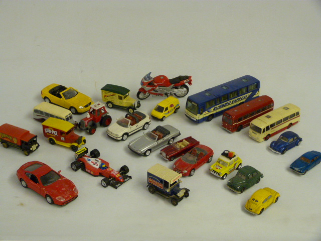 Tray of Collectable Diecast Vehicles