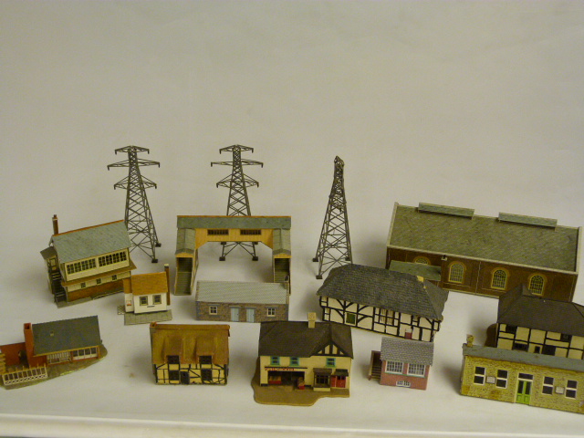 5 Boxes of Model Railway Bulidings - Scenery etc