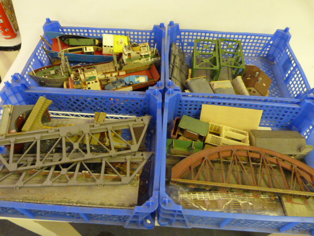 4 Trays of Model Railway Scenic Accessories