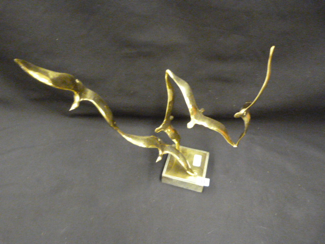 Brass Seagull Figure