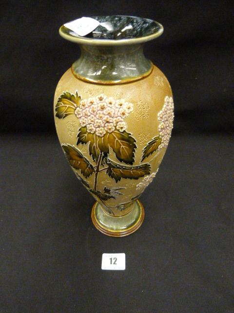 Royal Doulton Decorative Vase with Slight Damage to Neck