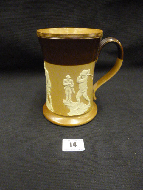 Royal Doulton Jug Depicting Golfers