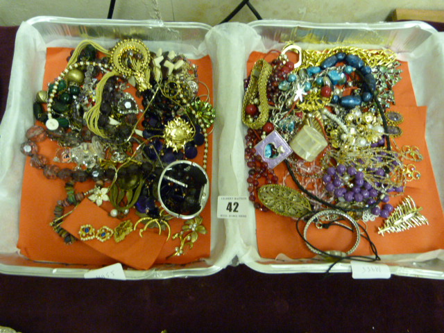 2 Trays of Costume Jewellery