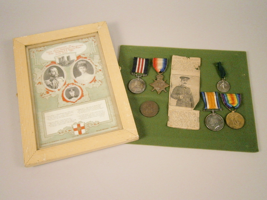 A group of medals, awarded to Corporal Charles H Priestley of the Royal Engineers, to include the