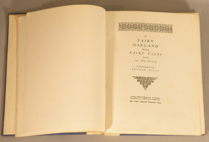 A copy of a Fairy Garland, limited edition number 79/1000 illustrated by Edmund Dulac.
