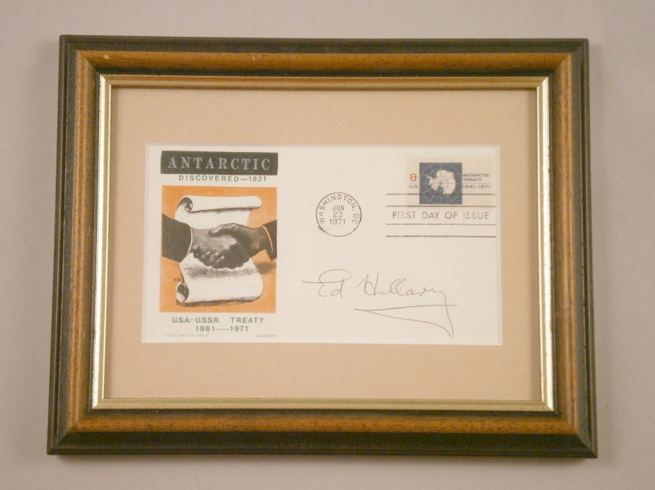 A first day issue envelope and stamp, for the Antarctic Discovered, franked Washington DC 1971,