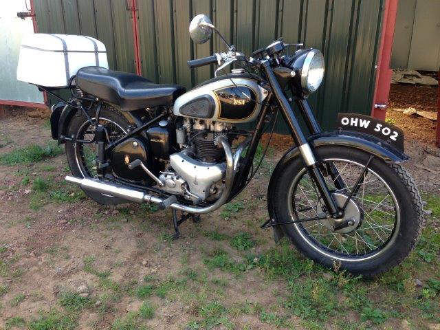 -Click here to bid -   1952 BSA A7 500cc  Reg.no. OHW 502 Frame no. 2A7S28581 Engine no. AA75981