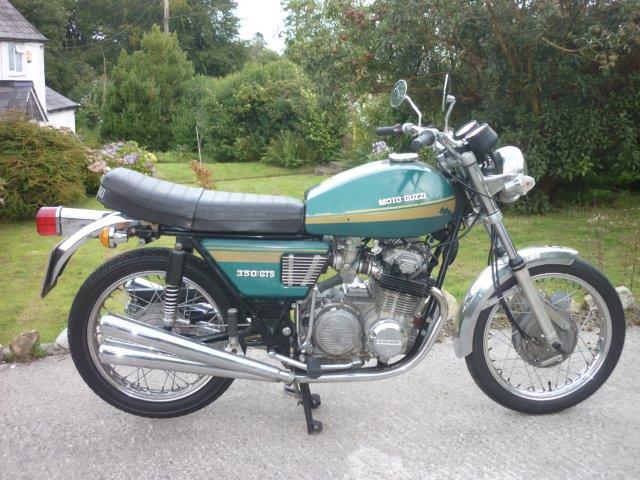 -Click here to bid -   1974 Moto Guzzi 350 GTS  Reg.no. YJT 433M Frame no. BD11553 Engine no.