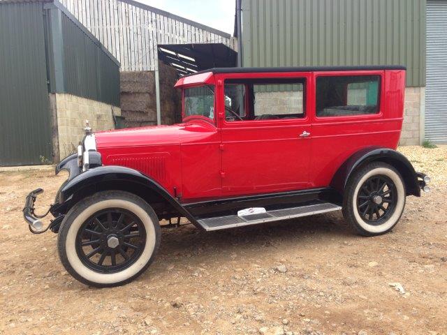 -Click here to bid -   1927 Overland Saloon  Reg.no. SV 6959 Chassis no. 96299208 Engine no.