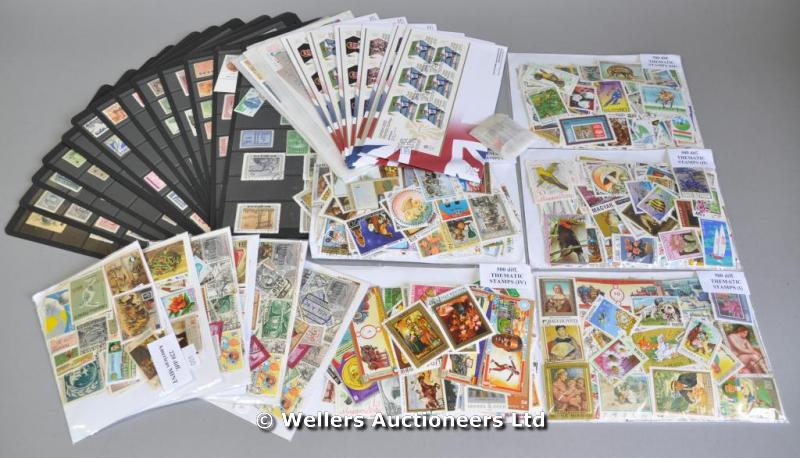 "Range of Chinese stamps on stock leaves, stamps in packets, few GB covers, some signed, 2012