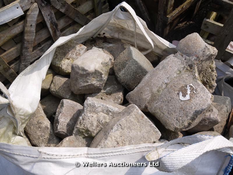 *ONE TONNE BAG OF GOOD GRANITE SETS (EX BOROUGH MARKET)