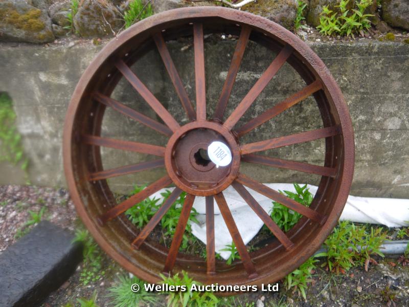 *TWO TRACTOR WHEELS - 45"DIA