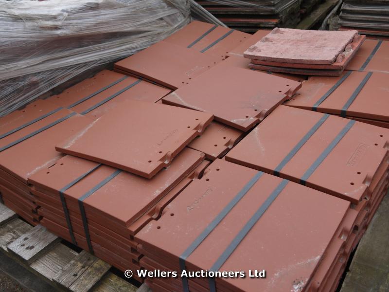 *PALLET OF APPROX 120 ROSEMARY TILE AND A HALF TILES